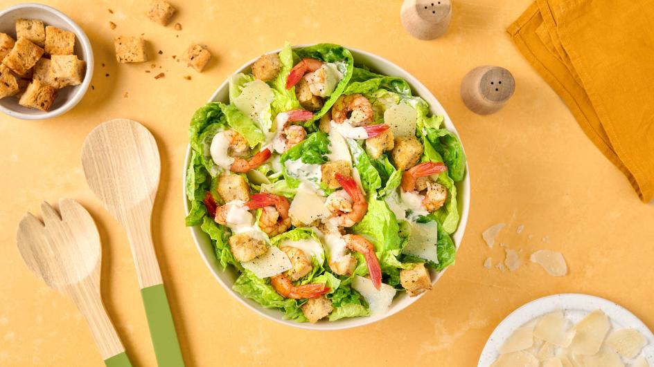Cesar-Salat mit THOMY French Salatsauce